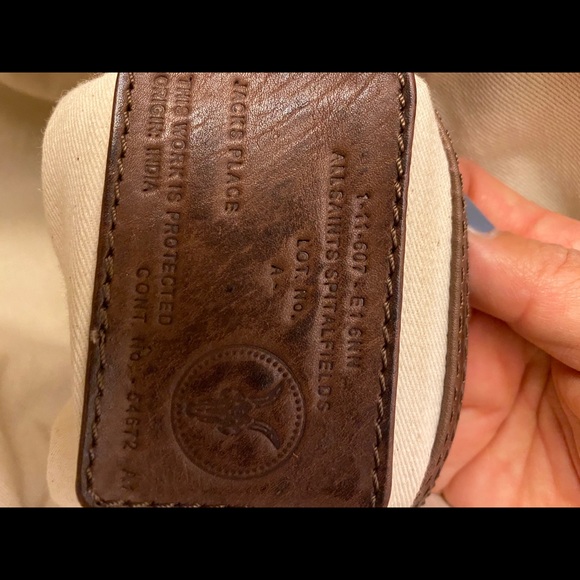 ALL SAINTS brown leather bag - Picture 5 of 14